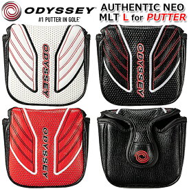 ODYSSEY AUTHENTIC NEO MALLET PUTTER HEAD COVER L 22 JM オデッセイ オーセンティック ネオマレットパター ヘッド カバー L 22 JM カラー：ホワイト、ブラック、レッド 【キャロウェイ】【Callaway】 【日本正規品】【2022年モデル】