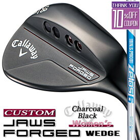 【メーカーカスタム】Callaway(キャロウェイ) JAWS FORGED 2023 ウェッジ 右用 チャコールブラック レディース スペック N.S.PRO Zelos 6 スチールシャフト [日本正規品][ジョーズ フォージド]