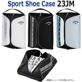 キャロウェイ スポーツ シューズケース 23JM メンズ/ゴルフバッグ/シューズバッグ Callaway Sport Shoe Case 23JM W250mm × H340mm × D130mm 【日本正規品】ゴルフ用品 グッズ ギフト プレゼント【2023年モデル】