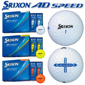 �_�����b�v 2026 �X���N�\�� �G�[�f�B �X�s�[�h �S���t�{�[�� DUNLOP 2026 SRIXON AD SPEED GOLF BALL 1�_�[�X(12��) 3�F [���{��] [���{���K�i] [2026�N���f��]