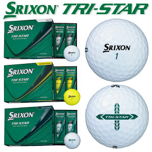 �_�����b�v 2026 �X���N�\�� �g���C�X�^�[ �S���t�{�[�� DUNLOP 2026 SRIXON TRI-STAR GOLF BALL 1�_�[�X(12��) 3�F [���{��] [���{���K�i] [2026�N���f��]