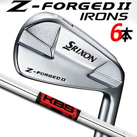 【一部特注生産品】 DUNLOP GOLF SRIXON Z-FORGED II IRON ダンロップゴルフ スリクソン ゼットフォージド2アイアン 6本セット(＃5～9、PW) KBS TOUR X/S スチールシャフト 【日本正規品】【送料無料】【2023年モデル】