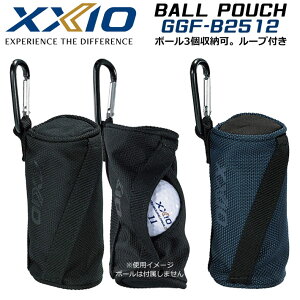 ダンロップ ゼクシオ ボールポーチ メンズ GGF-B2512 ボールケース ゴルフ用品 2024年モデル DUNLOP XXIO