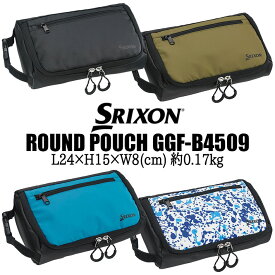ダンロップ スリクソン ラウンドポーチ メンズ GGF-B4509 ゴルフ 2025年モデル DUNLOP SRIXON