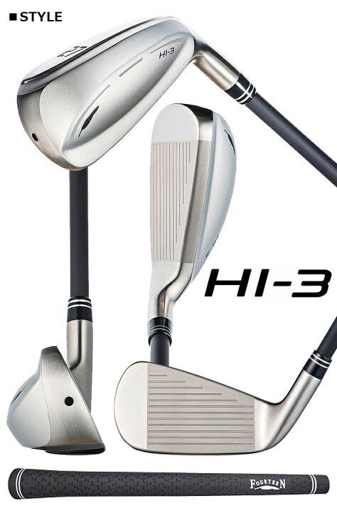 楽天市場】フォーティーン HI-3 中空ユーティリティアイアン FOURTEEN 