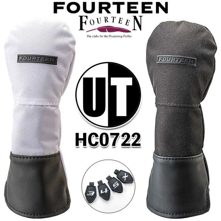 楽天市場】FOURTEEN フォーティーン UT用オリジナルヘッドカバー FOURTEEN ヘッドカバー 5個セット