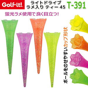 ylR|XΉz Cg hCu  eB[ 45 8{ T-391 LITE DRIVE GLITTER TEE / J[F4F S45mm SteB[ vXeBbNeB[ Stpi/EhpiyGolf-it!z