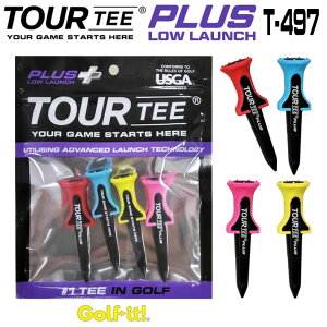 [lR|XΉ] LITE Cg cA[eB[ vX [E` TOUR TEE PLUS LOW LAUNCH T-497 SteB[ V[geB[  55mm i 24mm 4{ Stpi Ehpi [Golf-itI StCbg