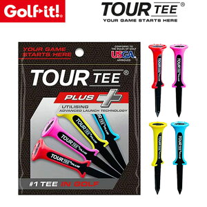 [lR|XΉ] LITE Cg cA[eB[ vX TOUR TEE PLUS T-496 SteB[ OeB[  80mm i 45mm 4{ Stpi Ehpi [Golf-itI StCbg] [USGA RA[K]