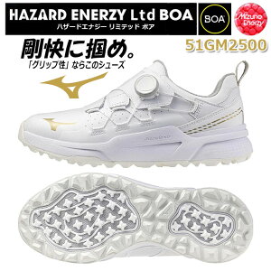 MIZUNO GOLF ~Ym St nU[hGiW[ ~ebh {A lHv×BOA PerformFit Wrap^Cv Y StV[Y HAZARD ENERZY Ltd BOA MEN'S Golf Shoes 51GM2500 zCg×S[h/9TCY/3E h