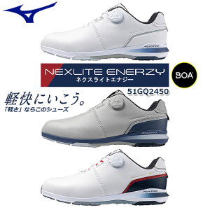 MIZUNO GOLF ~Ym St lNXCgGiW[ {A Y StV[Y NEXLITE ENERZY BOA MEN'S Golf Shoes 51GQ2450 3F/8TCY/F4E̕ BOAVXe h XpCNXV[Y [{