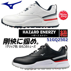 MIZUNO GOLF ~Ym St nU[hGiW[ lHv×R^Cv Y StV[Y HAZARD ENERZY LACE MEN'S Golf Shoes 51GQ2502 2F/9TCY/LF4E̕ h XpCNX [{Ki] [2025