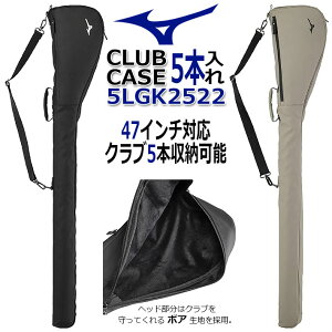[񂹏i] MIZUNO GOLF CLUB CASE 5LGK2522 ~Ym St NuP[X jZbNX Y fB[X ubN ThJ[L Nu5{/47C`Ή [{Ki] [2025Nf]