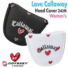 オデッセイ ラブキャロウェイ マレット パターカバー 24 JM レディース ゴルフ 2024年モデル LOVE Callaway ODYSSEY