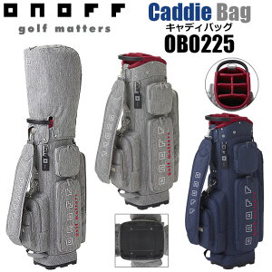 Imt ONOFF Caddie Bag OB0225 ے LfBobO StobO AbVO[ lCr[ 9^ 47C`Ή 6 y 3.1kg  l[v[gt Kpɂ [2025Nf]