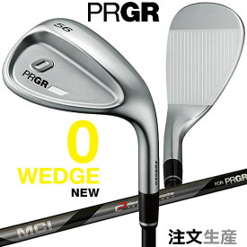 [注文生産モデル] プロギア 0 ウェッジ PRGR 0 WEDGE (48°,50°,52°,54°,56°,58°) MCI FOR PRGR FLEX WEDGE (R2) オリジナルカーボンシャフト MEN'S CLUB メンズクラブ [日本正規品] [2024年モデル]