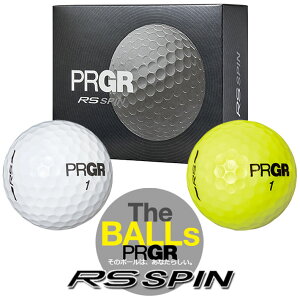 [񂹏i] vMA PRGR St{[ RS SPIN(A[GX Xs) GOLF BALL zCg CG[ 1_[X(12) PYF-300 Eh Stpi [2024Nf]