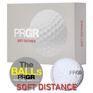 [񂹏i] vMA PRGR St{[ SOFT DISTANCE(\tgEfBX^X) GOLF BALL zCg 1_[X(12) PYC-300 Eh Stpi [2024Nf]