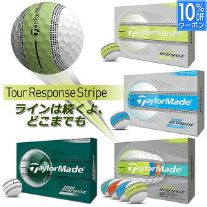 TaylorMade �e�[���[���C�h 2026 �c�A�[���X�|���X �X�g���C�v �S���t�{�[�� 1�_�[�X(12������) TOUR RESPONSE STRIPE GOLF BALL [2026�N���f��] [���{���K�i]