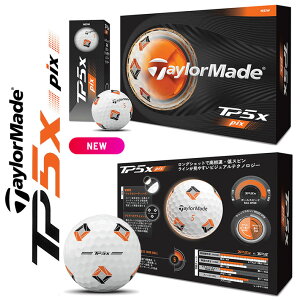�e�[���[���C�h 2026 TaylorMade TM26 TP5x Pix �e�B�[�s�[�t�@�C�u �G�b�N�X �s�b�N�X �S���t�{�[�� �z���C�g 1�_�[�X(12����) [2026�N���f��]