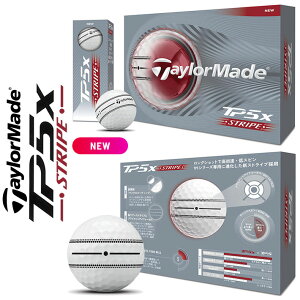 �e�[���[���C�h 2026 TaylorMade TM26 TP5x STRIPE �e�B�[�s�[�t�@�C�u �G�b�N�X �X�g���C�v �S���t�{�[�� �z���C�g 1�_�[�X(12����) [2026�N���f��]