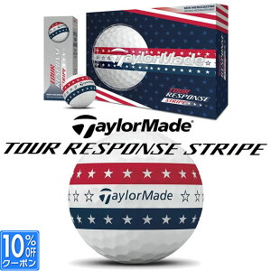 TaylorMade �e�[���[���C�h 2026 �c�A�[���X�|���X �X�g���C�v USA �S���t�{�[�� 1�_�[�X(12������) TOUR RESPONSE STRIPE USA GOLF BALL [2026�N���f��] [���{���K�i]