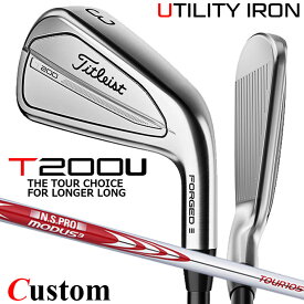 【メーカーカスタム】タイトリスト T200U 2023 ユーティリティアイアン 右用 N.S.PRO MODUS3 TOUR 105 スチールシャフトTitleist 日本正規品