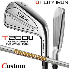 【メーカーカスタム】タイトリスト T200U 2023 ユーティリティアイアン 右用 Dynamic Gold 95 スチールシャフトTitleist 日本正規品