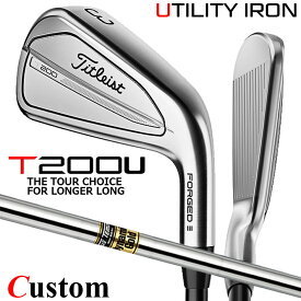 【メーカーカスタム】タイトリスト T200U 2023 ユーティリティアイアン 右用 Dynamic Gold スチールシャフトTitleist 日本正規品