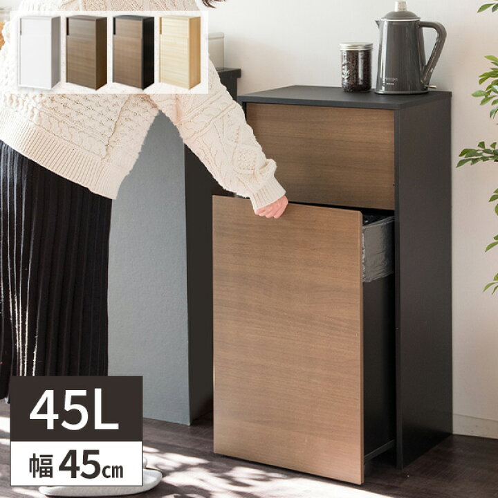 楽天市場】【レビュー特典付き】ダストボックス ゴミ箱 キッチン 45l 