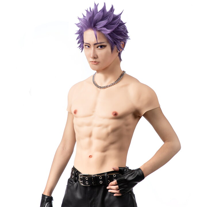 コスプレ用 筋肉スーツ 男装 シリコンスーツ シリコン製男性ボディ  