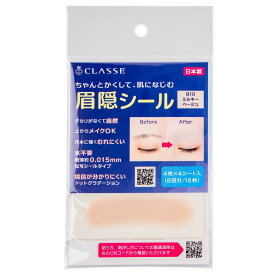 眉隠シール コスプレ 仮装 眉消し テカらない 目立たない 貼るだけ 上からメイク可 汗水に強い 転写シール フィルムレス 極薄0.015mm アザ 傷跡 タトゥー もみあげ隠し ミルキーベージュ