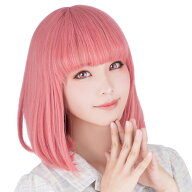 コスプレ ウィッグ「SARAコロンボブ」 女装 サラサラ 絡まりにくい ミディ ショート フルウィッグ 耐熱 …
