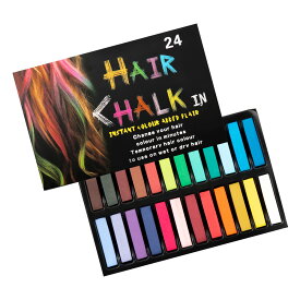 【送料無料】 ヘアチョーク 24色セット