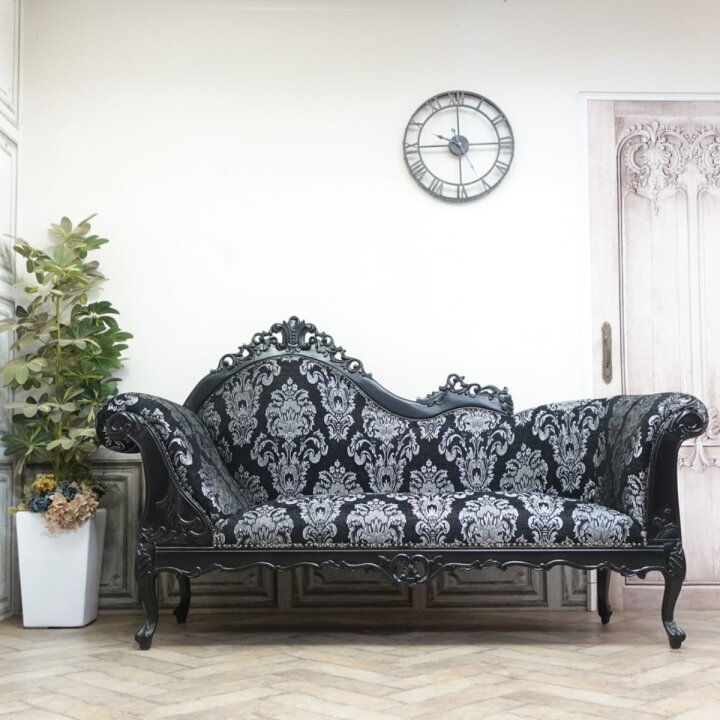 楽天市場】輸入家具 アンティーク ソファー イタリア ロココ トリプル  