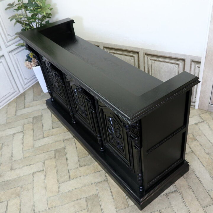 楽天市場】輸入家具 カウンターテーブル レジカウンター ヴィンテージ 