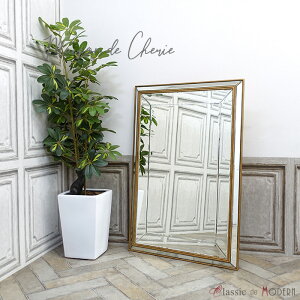 モダン ミラー おしゃれ ミラー家具 美容室 鏡 エレガント ヨーロピアン 輸入家具 オシャレ ホテル サロン向け 店舗 什器 壁掛け 洗面 フロア 玄関 メゾン・ド・シェリー メゾンドシェリー HN