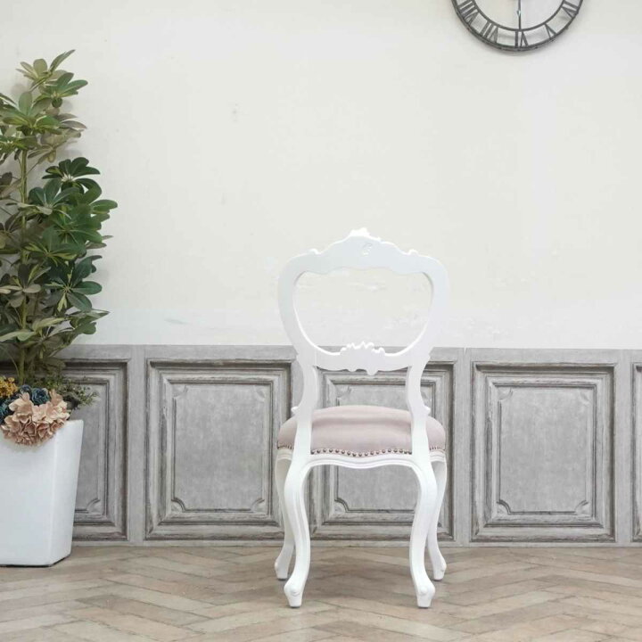 楽天市場】輸入家具 アンティーク チェア ロココ調 ダイニングチェア  