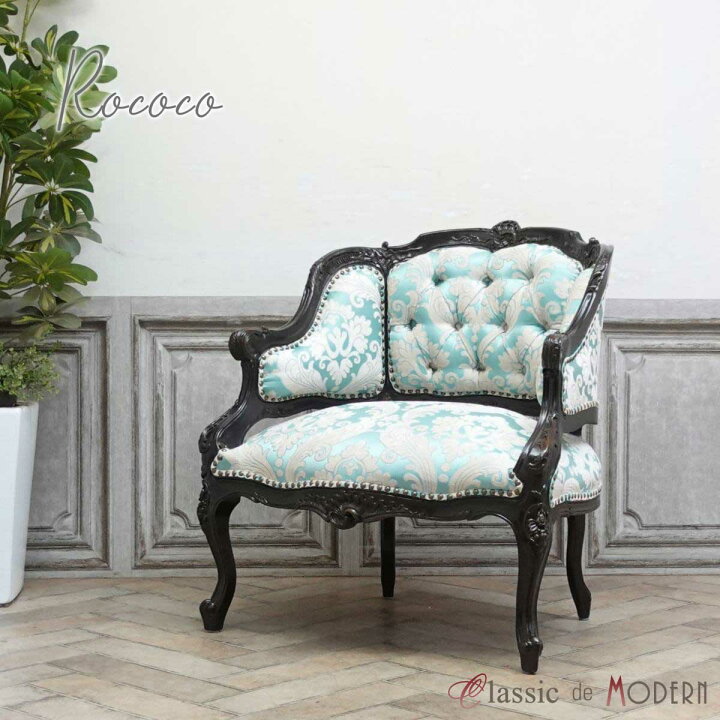 楽天市場】輸入家具 アンティーク ソファ フレンチ ロココ コンパクト  