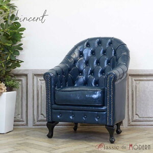 輸入家具 アンティーク ソファー そふぁ ヴィンセント ソファ タブチェア コンパクト 一人掛け 1シーター アンティーク シングルソファ チェスターフィールド ソファ 1人用 イギリス 英国 応