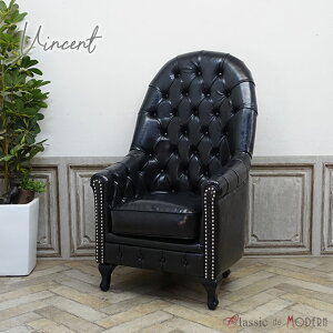 輸入家具 ソファ 1人掛けソファー ブリティッシュ チェスターフィールド ソファ チェスターソファー 1Pソファー シングルソファー 英国風 ローソファー リビングソファー レトロデザイン イ