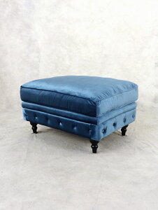 輸入家具 スツール おしゃれ ロースツール チェスターフィールド スツール アンティーク ロビー 腰掛け オットマン 美容室 サロン ラウンジ 靴屋 店舗 什器 デザイナーズ ヴィンテージ レト