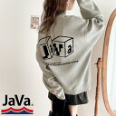 【今ならまとめ買い3点以上で5％OFF】 《javaジャバ 別注》 トップス セーター レディース ヴィンテージ風 ハーフジップ ニット 男女兼用 メンズ スウェット ビッグシルエット 体型カバー 大きいサイズ 秋 冬 クラシカルエルフ jv1050123
