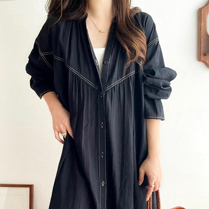 楽天市場】ワンピース 夏 レディース トップス 綿 前後2way ロング  