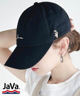 《java ジャバコラボ》 帽子 キャップ レディース 綿 100% スタッズ ロゴ 深 つば ベースボールキャップ …