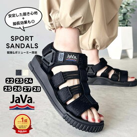 【今ならまとめ買い3点以上で5％OFF】 《javaジャバコラボ》 靴 サンダル レディース 厚底 メッシュ ゴム ベルト グルカ グラディエーター 風 軽量 アウトドア デイリー 男女兼用 ユニセックス メンズ 大きいサイズ 春 夏 クラシカルエルフ jv0849005