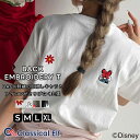 【 クラシカルエルフ classical elf 】 tシャツ レディース 半袖 綿 100% バック ディズニー 刺繍 半袖 Tee コンパクト デザイン インナー 着回し 大きいサイズ 春 夏 2025ss ce1330039