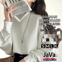 ＼12/11まで まとめ買い がお得!! 5点以上で15％OFF／ 《java ジャバ コラボ》 スウェット レディース トップス ドルマン ダンボール 素材 ビッグ トレーナー 長袖 ゆるっと オーバーサイズ 大きいサイズ 秋 冬 2025aw クラシカルエルフ jv1260455