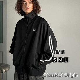 【 本日限定 早い者勝ち 全品対象 1000円OFF クーポン 】 【Classical Origin】 トップス スウェット メンズ サイド ライン ドルマン ハイネック トラック ジャケット 男女兼用 ユニセックス レディース 大きいサイズ 秋 冬 2025aw クラシカルエルフ co1150048