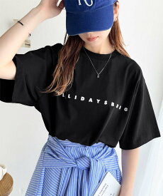 【6/11 23:59まで まとめ買いクーポン2点以上で 10％OFF 】 【 クラシカルエルフ classical elf 】 トップス Tシャツ/カットソー レディース シルケット風 ロゴTシャツ シンプル ロゴ厚盛プリント シンプル 上品 カジュアル 大きいサイズ 春 夏 2025SS ce1330016